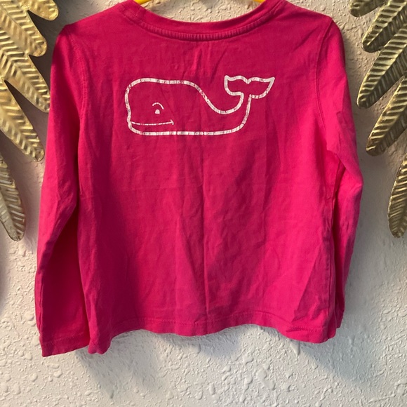 ❌Vineyard Vines Bubble Gum Pink Shirt Size 4T - Picture 3 of 4